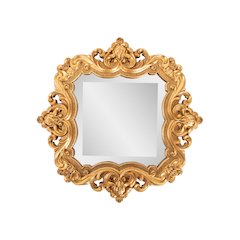 French D' Amboise Collection of Gold Petite Mirrors- Square