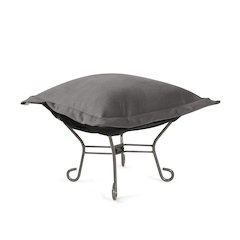 Puff Ottoman Complete Qivuit Gray