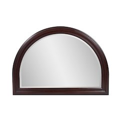 George Arched Mirror Brown