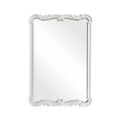 Asbille Glossy White Wall Mirror