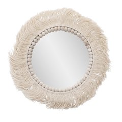 Fringe Round Mirror
