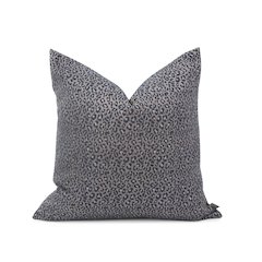 20 x 20 Pillow  Lynx Indigo  - Down Insert