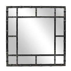Bamboo Mirror - Glossy Black