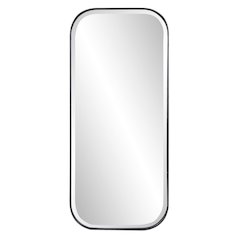 Matte Black Metal Dressing Mirror