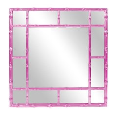 Bamboo Mirror - Glossy Hot Pink