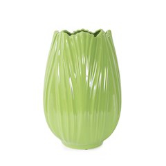 Field Green Short Ceramic Vase