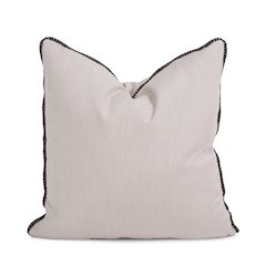 20 x 20 Outdoor Pillow with Dec Cord- Seascape Sand- Poly Insert