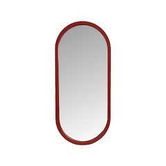 Osman Glossy Intense Rust Wall Mirror