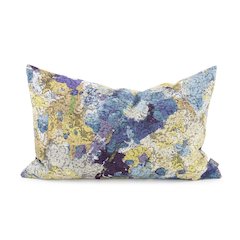 Pillow  14 x 22 Stanton Eggplant Lumbar - Down Insert