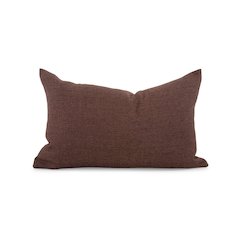 Pillow  14 x 22 Sterling Chocolate - Down Insert