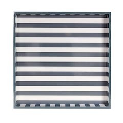 Soho Blue Stripe Tray