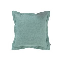 Scroll Puff Ottoman Sterling Breeze Titanium Frame