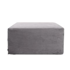 Universal Square Ottoman Pana Charcoal