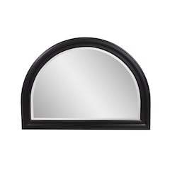 George Arched Mirror Black