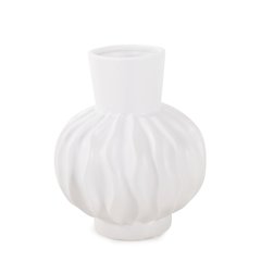 Herring Bulbous Abstract Vase- Small