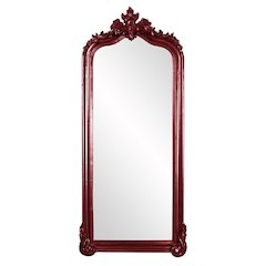 Tudor Mirror - Glossy Burgundy