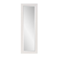 Stucco Dressing Mirror - White