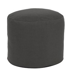 Tall Pouf Sterling Charcoal
