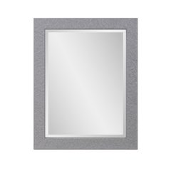 Stucco Vanity Mirror - Gray