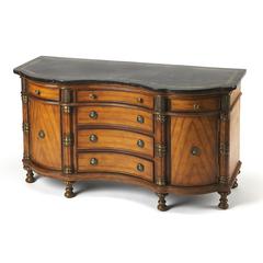 Alberto Fossil Stone 53"W Sideboard, Multi-Color