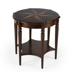 Bainbridge Side Table, Dark Brown