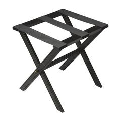 Anthony Folding Luggage Rack, Black