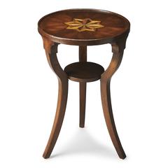 Cherry Round Accent Table, Belen Kox