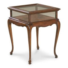 Burton Curio Table, Dark Brown