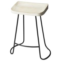 Alton Backless Wood  25.5" Counter Stool, Multi-Color