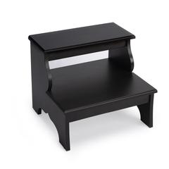 Melrose Brushed Sable Step Stool, Dark Brown