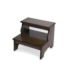 Melrose Praline Step Stool, Dark Brown