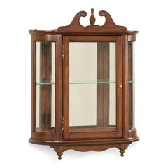 Melinda Wall Curio, Dark Brown