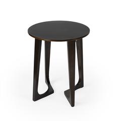 Devin Side Table, Dark Brown
