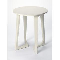 Devin Side Table, White