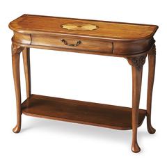 Ridgeland Console Table, Medium Brown