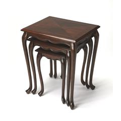 Thatcher Nesting Tables, Dark Brown
