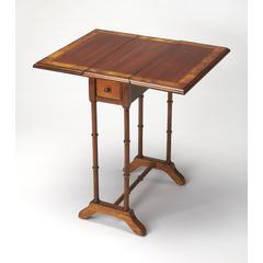 Darrow Drop-Leaf Side Table, Medium Brown
