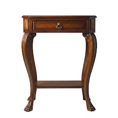 Traditional Console Table with Drawer for Entryway, Accent Sofa Table, Olive Ash