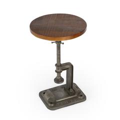 Adjustable Multicolor Pedestal Side Table for Drinks and Cocktails