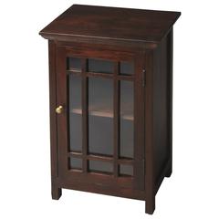 Baxter Transitional Cabinet, Dark Brown