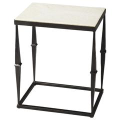 Jacoby Marble Side Table, Multi-Color