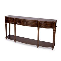 Peyton Console Table, Medium Brown