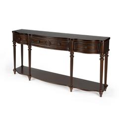 Peyton Console Table, Dark Brown