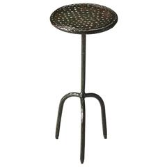 Founders Iron Side Table, Bronze, Gray, Silver