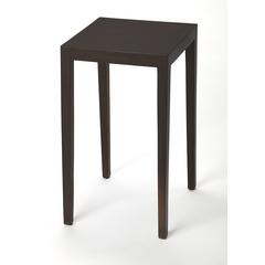 Cagney Solid Wood Scatter Side Table, Dark Brown