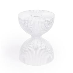 Nicholas Metal Side Table, White
