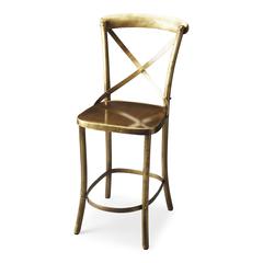 Bennington Antique 24" Counter Stool, Gold