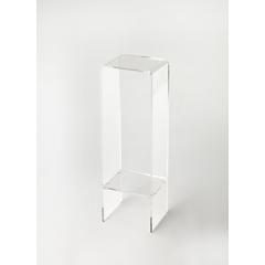 Crystal Clear Acrylic Plant Stand, Clear