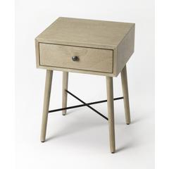 Delridge Nightstand, Gray, Tan/Beige