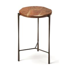 Brisbane Live Edge Side Table, Multi-Color